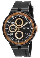 Porsche Design Men's Flat 6 Auto Chrono Black Rubber &amp; Dial Rose-Tone Accent - PORSCHED-6360-46-44-1254 - New, With Box, Manual Included<br />