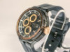 Porsche Design Men's Flat 6 Auto Chrono Black Rubber &amp; Dial Rose-Tone Accent - PORSCHED-6360-46-44-1254 - New, With Box, Manual Included<br /> - 6