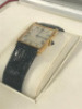 CARTIER RECTANGULAR TANK MECANIQUE WOMEN'S WATCH, 18K, LEATHER STRAP, MODEL: 2027, S/N 896041 - New, With Box, No Papers<br /> - 6