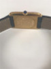 CARTIER RECTANGULAR TANK MECANIQUE WOMEN'S WATCH, 18K, LEATHER STRAP, MODEL: 2027, S/N 896041 - New, With Box, No Papers<br /> - 12