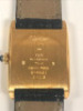CARTIER RECTANGULAR TANK MECANIQUE WOMEN'S WATCH, 18K, LEATHER STRAP, MODEL: 2027, S/N 896041 - New, With Box, No Papers<br /> - 13