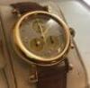 CARTIER QUARTZ WOMEN'S WATCH, 18K, 30M WATER RESISTANT, LEATHER STRAP, MODEL: 1400 0 - New, With Box, No Papers<br />
