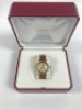 CARTIER QUARTZ WOMEN'S WATCH, 18K, 30M WATER RESISTANT, LEATHER STRAP, MODEL: 1400 0 - New, With Box, No Papers<br /> - 4
