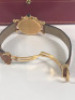 CARTIER QUARTZ WOMEN'S WATCH, 18K, 30M WATER RESISTANT, LEATHER STRAP, MODEL: 1400 0 - New, With Box, No Papers<br /> - 14