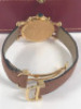 CARTIER QUARTZ WOMEN'S WATCH, 18K, 30M WATER RESISTANT, LEATHER STRAP, MODEL: 1400 0 - New, With Box, No Papers<br /> - 16