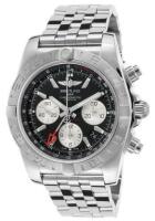 Breitling Men's Chronomat 44 Auto GMT Stainless Steel Black Dial SS - BREITLING-AB042011-BB56-375A - New, With Box, Manual and Papers Included<br />