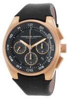 Porsche Design Men's Dashboard Auto Chrono Black Calf-Skin &amp; Dial 18K Rose Gold - PORSCHED-6620-69-40-1243 - New, With Box, Manual Included<br />