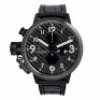U-Boat Men's Flightdeck Auto Chron Black Alligator &amp; Rubber Silver-Tone Hand - UBOAT-7118 - New, With Box, Manual Included<br />