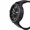U-Boat Men's Flightdeck Auto Chron Black Alligator &amp; Rubber Silver-Tone Hand - UBOAT-7118 - New, With Box, Manual Included<br /> - 5