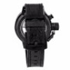 U-Boat Men's Flightdeck Auto Chron Black Alligator &amp; Rubber Silver-Tone Hand - UBOAT-7118 - New, With Box, Manual Included<br /> - 7