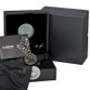 U-Boat Men's Flightdeck Auto Chron Black Alligator &amp; Rubber Silver-Tone Hand - UBOAT-7118 - New, With Box, Manual Included<br /> - 9