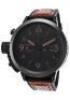 U-Boat Men's Flightdeck Auto Chrono Brown Alligator &amp; Black Rubber Black Dial - UBOAT-7094 - New, With Box, Manual Included<br />