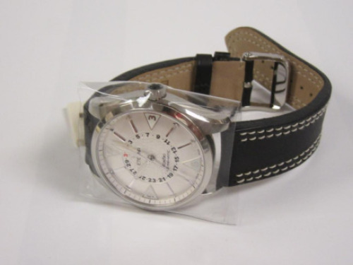 ETERNA KONTIKI WATCH, ETERNA MATIC, 120M WATER RESISTANT, HAND MADE GENUINE LEATHER STRAP, MODEL: 1592.41, S/N 277.669 - Store Display, With Box, Manual Included<br />