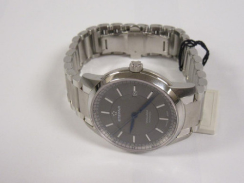 ETERNA TANGAROA AUTOMATIC WATCH, SWISS MADE, 50M WATER RESISTANT, STAINLESS STEEL BAND, MODEL: 2948.41, S/N 273.331 - Store Display, With Box, Manual Included<br />